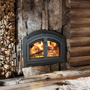 Stock Image - Fireplace X - 44 ELITE Fireplace X Wood Fireplace - Dunrite Chimney and Stove