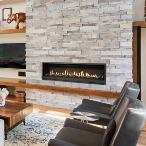 Stock Image - Fireplace X - ProBuilder 72 Linear Fireplace X Gas Fireplace - Dunrite Chimney and Stove