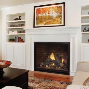 Stock Image - American Hearth - Madison Clean-Face Luxury Traditional American Hearth - Dunrite Chimney and Stove