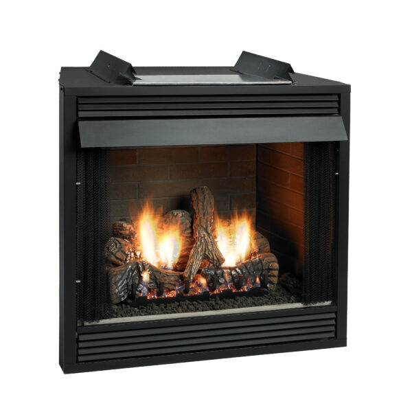 Stock Image - American Hearth - Jeferson Premium Firebox American Hearth - Dunrite Chimney and Stove