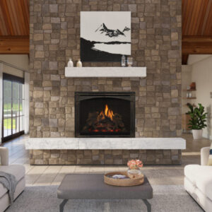 Stock Image - Kozy Heat Nordik 48DV Fireplaces - Dunrite Chimney and Stove