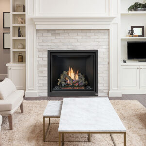 Stock Image - Fireplace X - ProBuilder 42 Collection Fireplace X Gas Fireplace - Dunrite Chimney and Stove