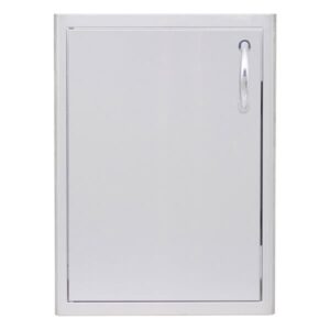 Stock Image - Blaze 18 Inch Single Access Door - Left Hinged (Vertical) Blaze Grills Storage - Dunrite Chimney and Stove