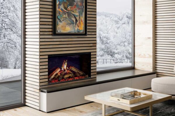 Stock Image - Uptown Electric Fireplaces - UE35 LCD Uptown Electric Fireplaces - Dunrite Chimney and Stove